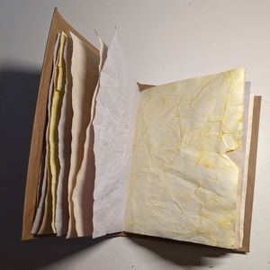 blank upcycled journal